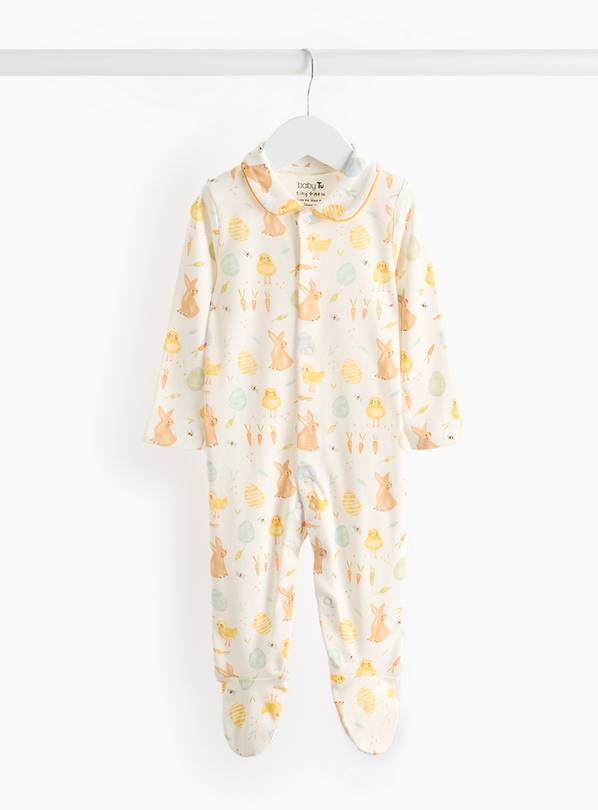 Easter Print Long Sleeve Sleepsuit 9-12 months